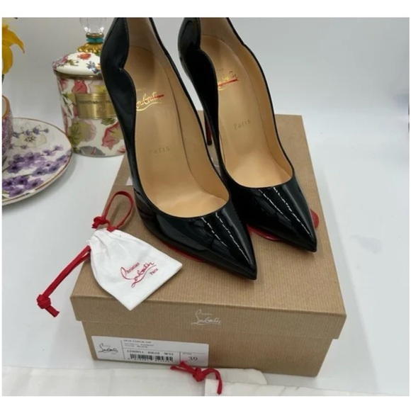 Christian Louboutin hot chick 100 patent leather pumps size 39 - Picture 2 of 8